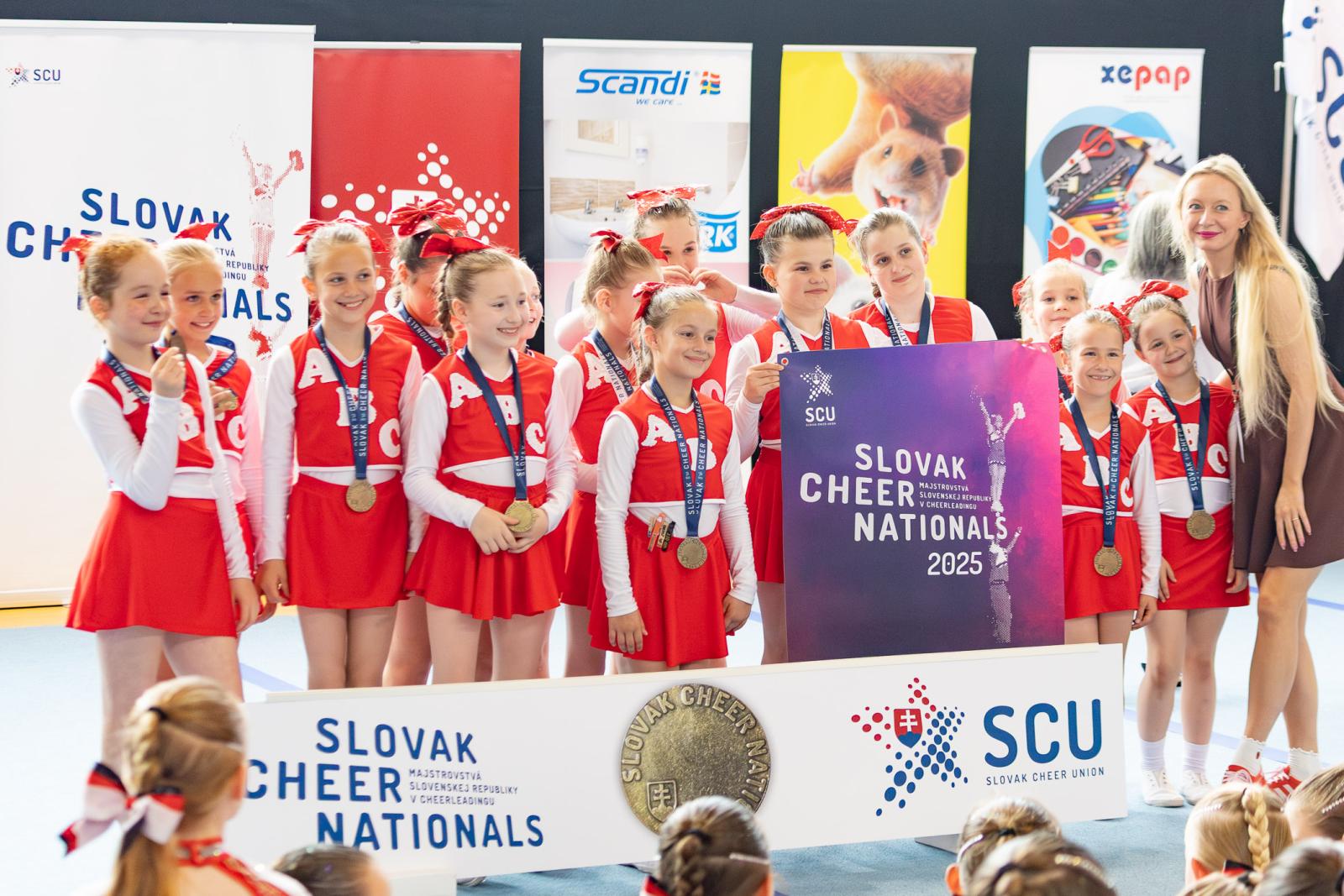 ABC Cheerleaders priniesli z majstrovstiev Slovenska medaily