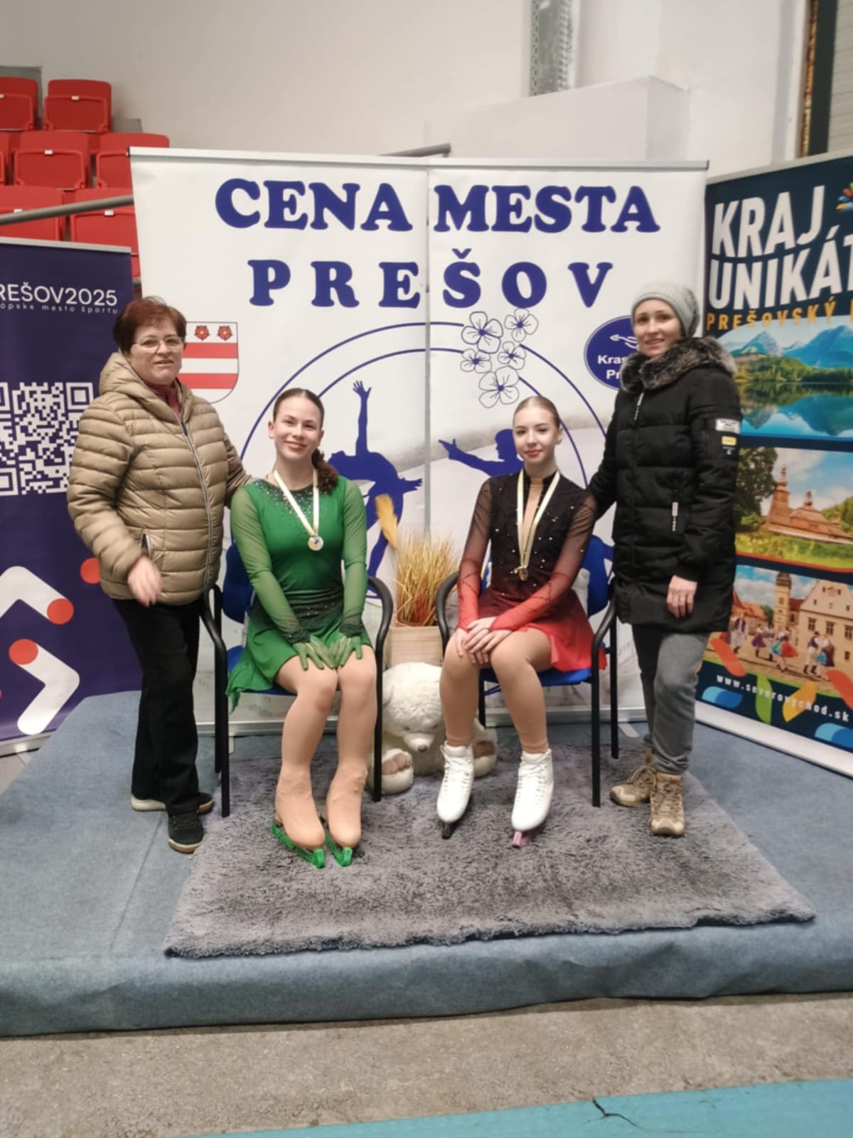 Ceny mesta Prešov v krasokorčuľovani 2025